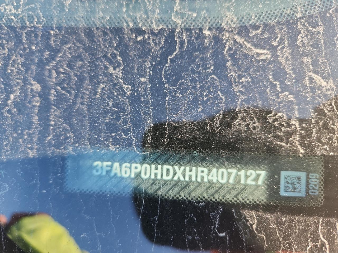 2017 Ford Fusion Se VIN: 3FA6P0HDXHR407127 Lot: 82236935