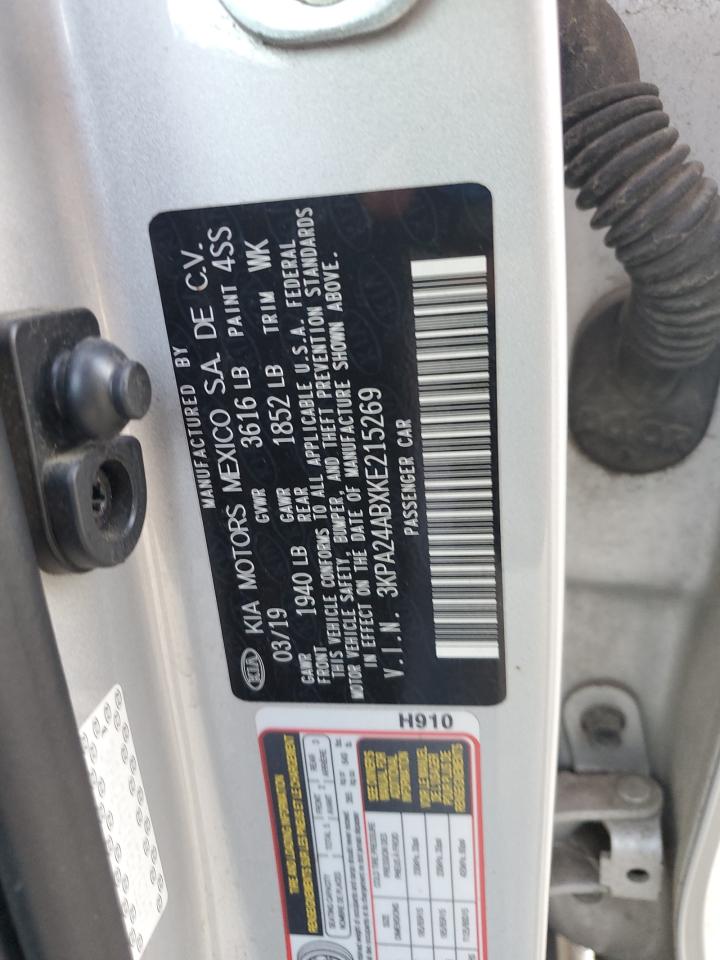 2019 Kia Rio S VIN: 3KPA24ABXKE215269 Lot: 80444095