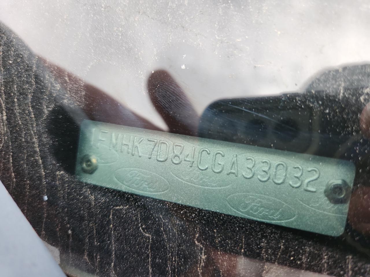 2012 Ford Explorer Xlt VIN: 1FMHK7D84CGA33032 Lot: 82189625