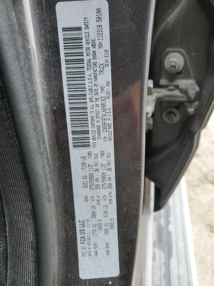 2020 Ram 1500 Big Horn/Lone Star VIN: 1C6SRFBT6LN248163 Lot: 90478335