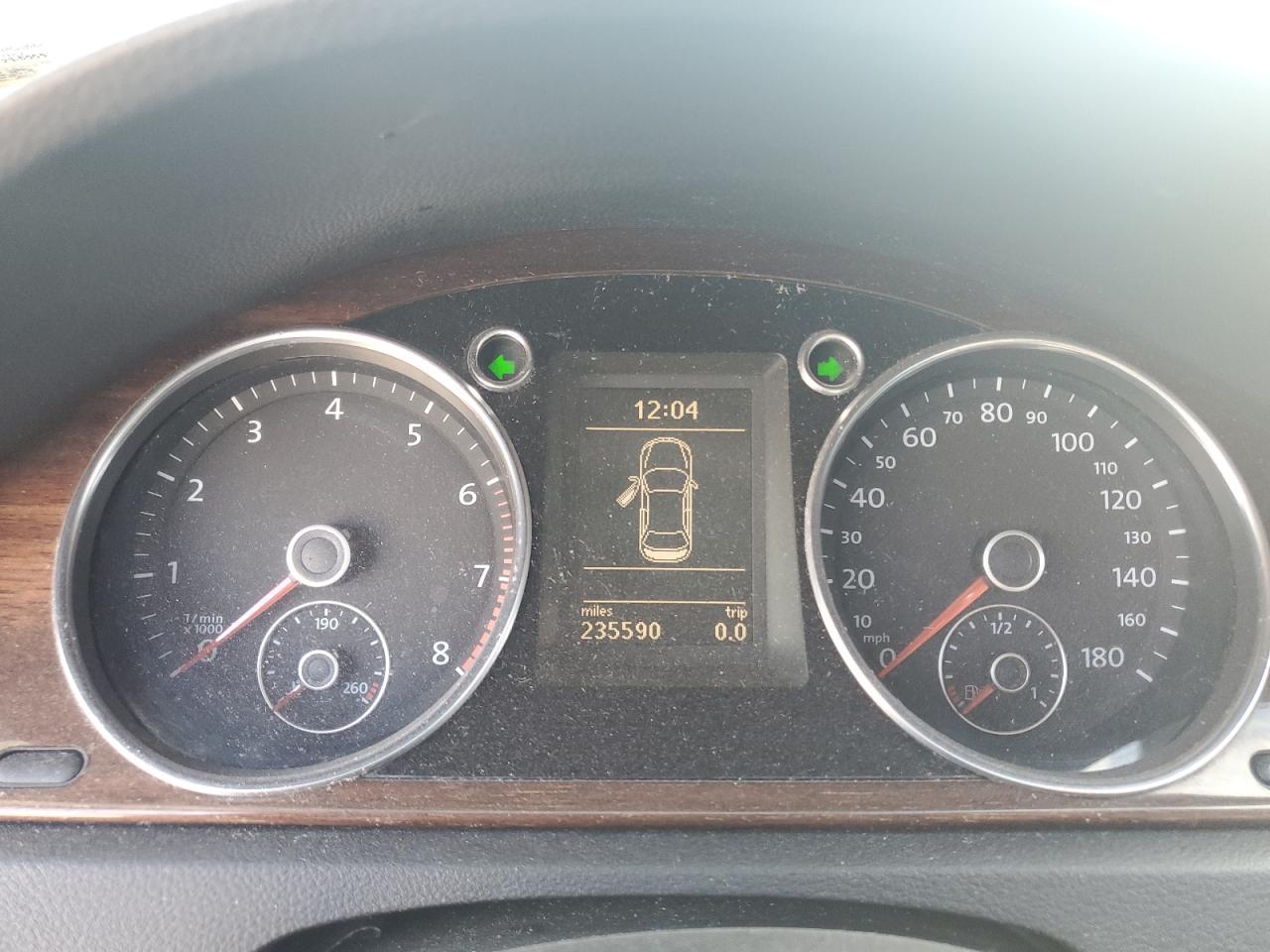 2012 Volkswagen Cc Luxury VIN: WVWHN7AN7CE543974 Lot: 86832935