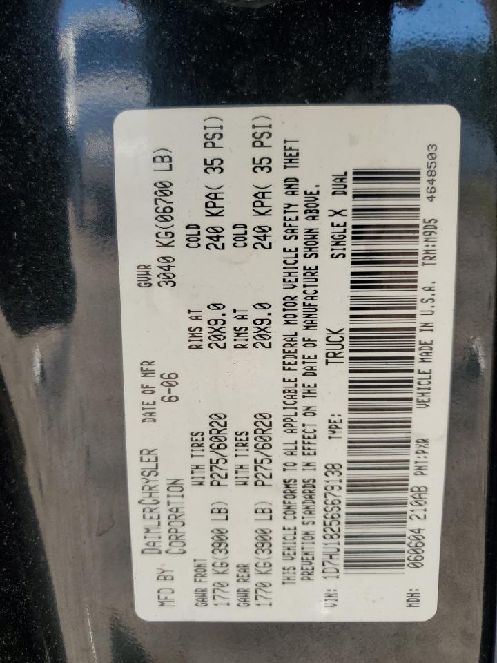 2006 Dodge Ram 1500 St VIN: 1D7HU18256S679138 Lot: 85883015