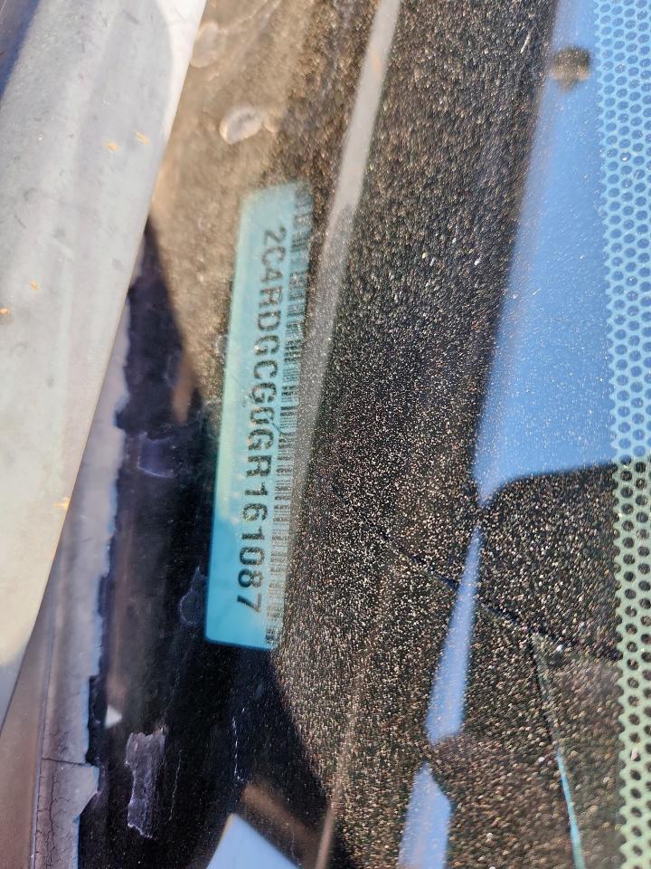 2016 Dodge Grand Caravan Sxt VIN: 2C4RDGCG0GR161087 Lot: 94109865