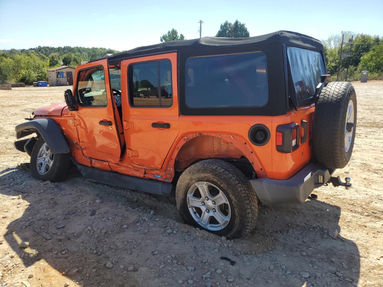 2018 Jeep Wrangler Unlimited Sport VIN: 1C4HJXDG0JW180966 Lot: 82193225