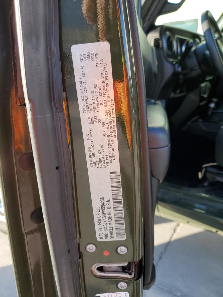 2023 Jeep Wrangler Sport VIN: 1C4GJXAG4PW594258 Lot: 86170745