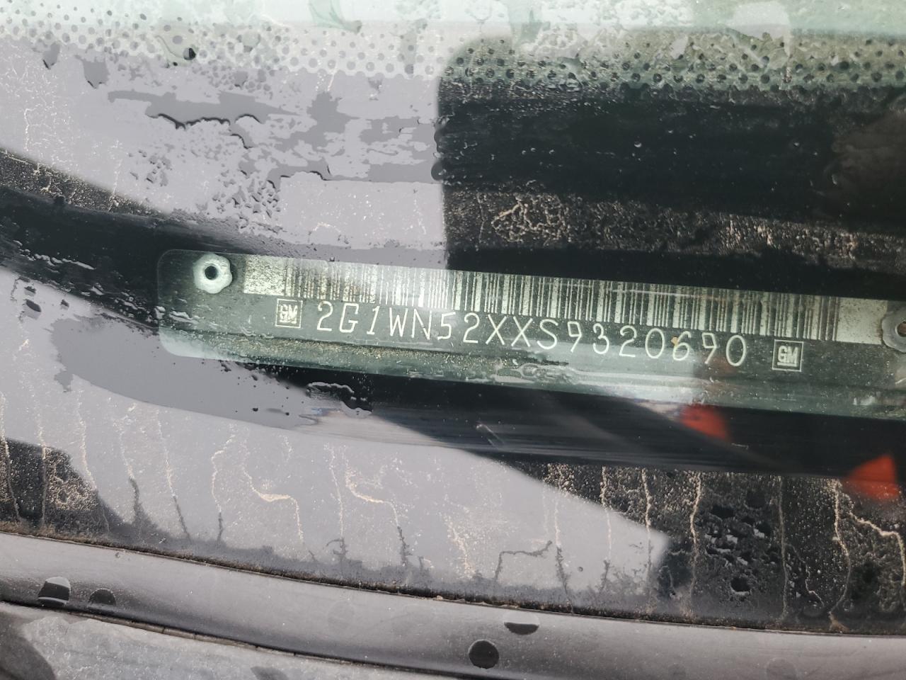 1995 Chevrolet Lumina Ls VIN: 2G1WN52XXS9320690 Lot: 86259255