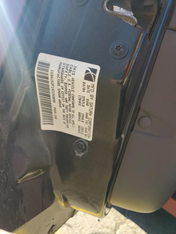 2004 Saturn Ion Level 2 VIN: 1G8AJ52F14Z193898 Lot: 82338355