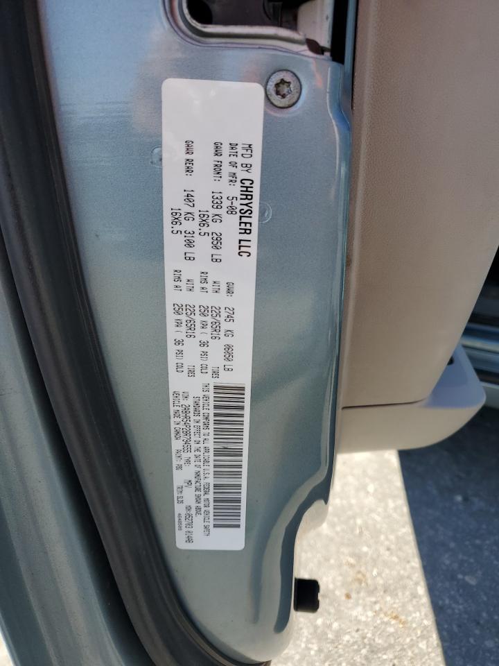 2008 Chrysler Town & Country Touring VIN: 2A8HR54P28R794555 Lot: 86630785