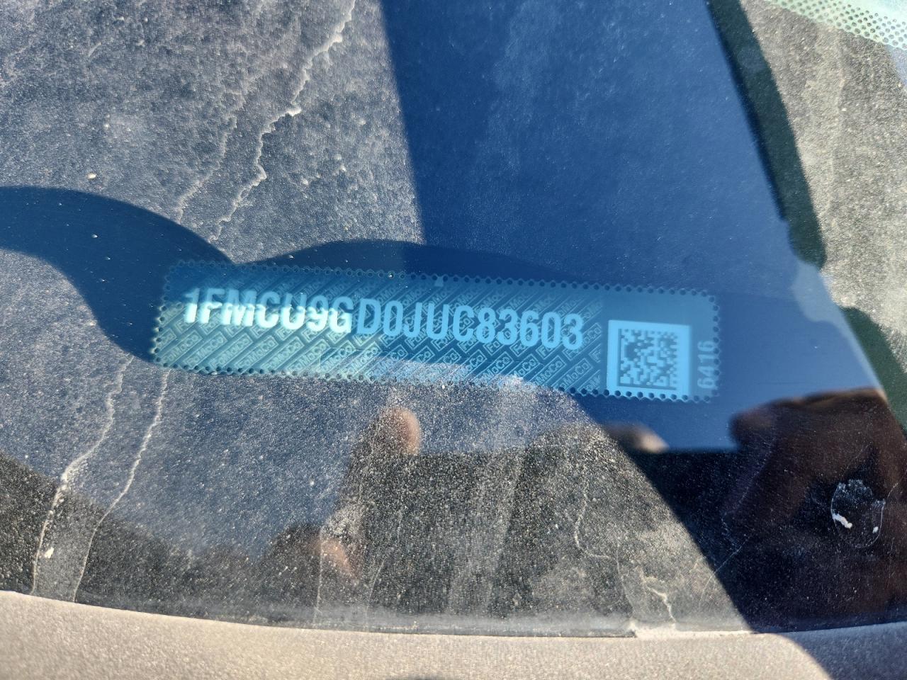 2018 Ford Escape Se VIN: 1FMCU9GD0JUC83603 Lot: 82570705