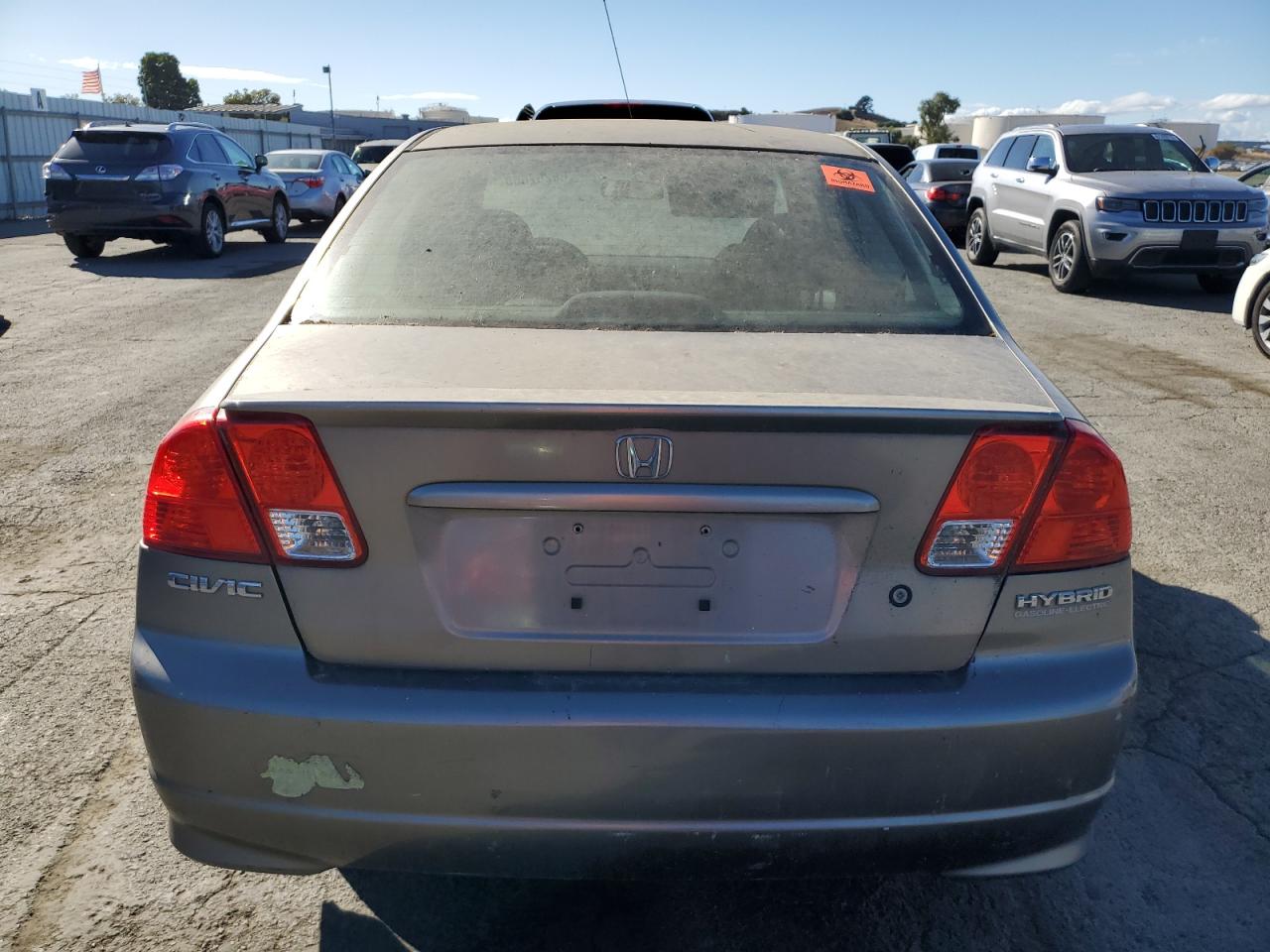 2004 Honda Civic Hybrid VIN: JHMES96614S019827 Lot: 86267665