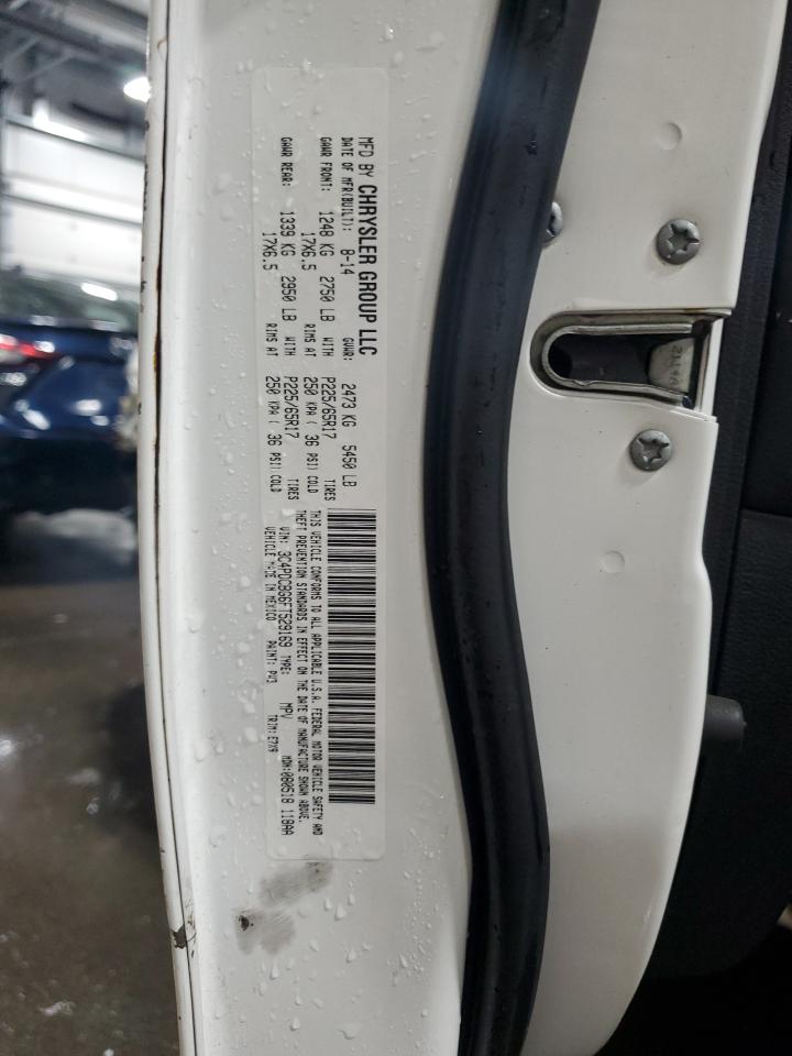 2015 Dodge Journey Sxt VIN: 3C4PDCBG6FT529169 Lot: 87062375