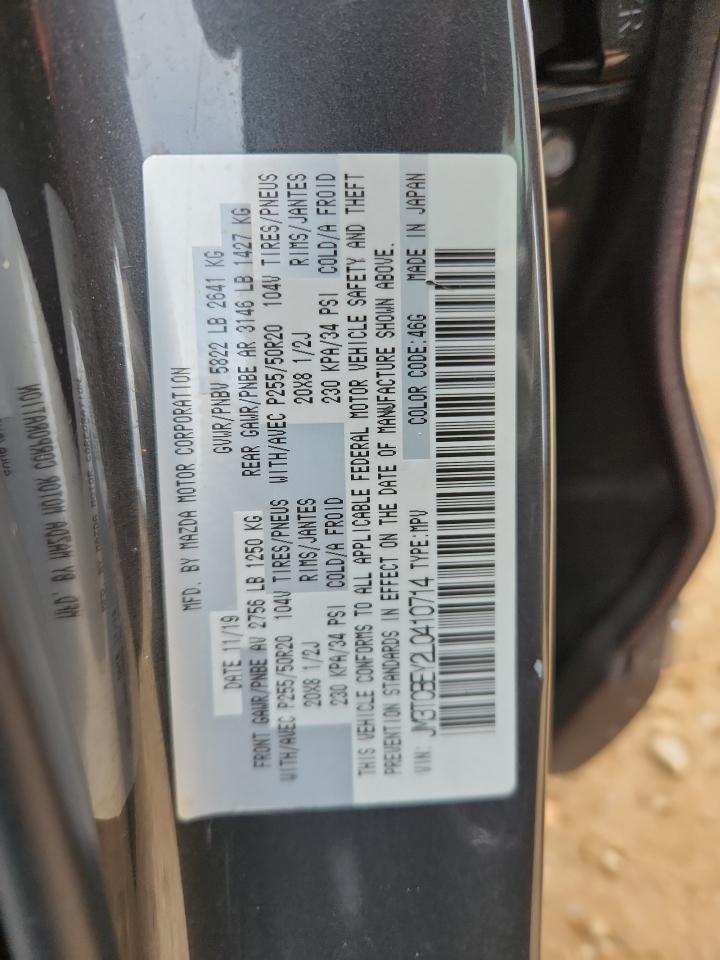 2020 Mazda Cx-9 Signature VIN: JM3TCBEY2L0410714 Lot: 90699375