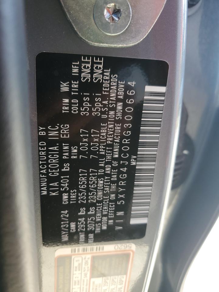 2024 Kia Sorento Lx VIN: 5XYRG4JC0RG300664 Lot: 84628655