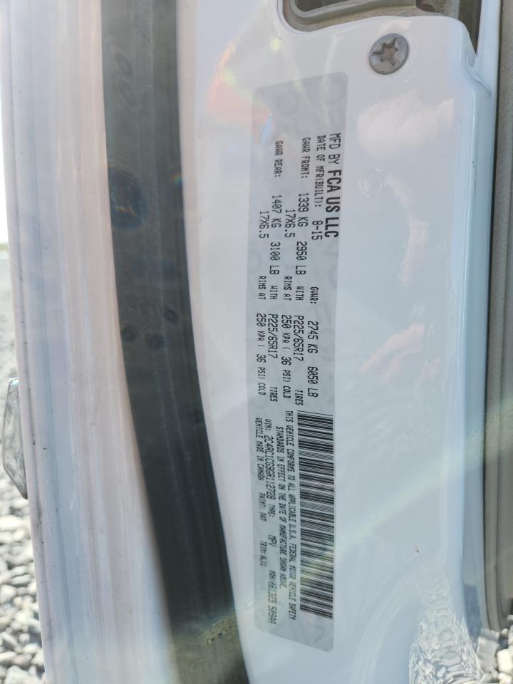 2016 Chrysler Town & Country Touring L VIN: 2C4RC1CG9GR112728 Lot: 90125135