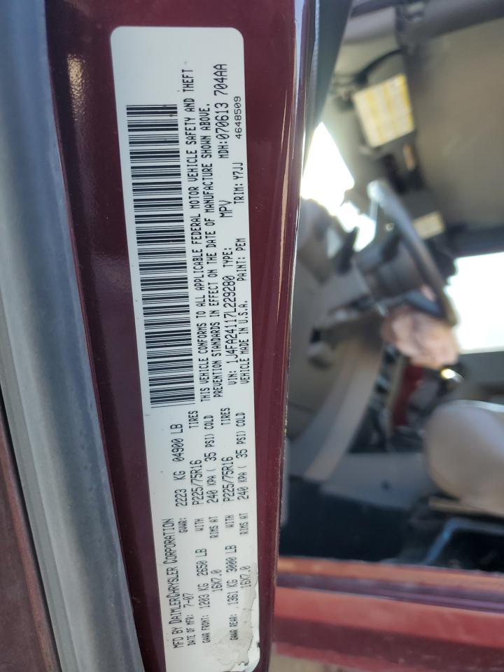 2007 Jeep Wrangler X VIN: 1J4FA24117L229280 Lot: 85914055