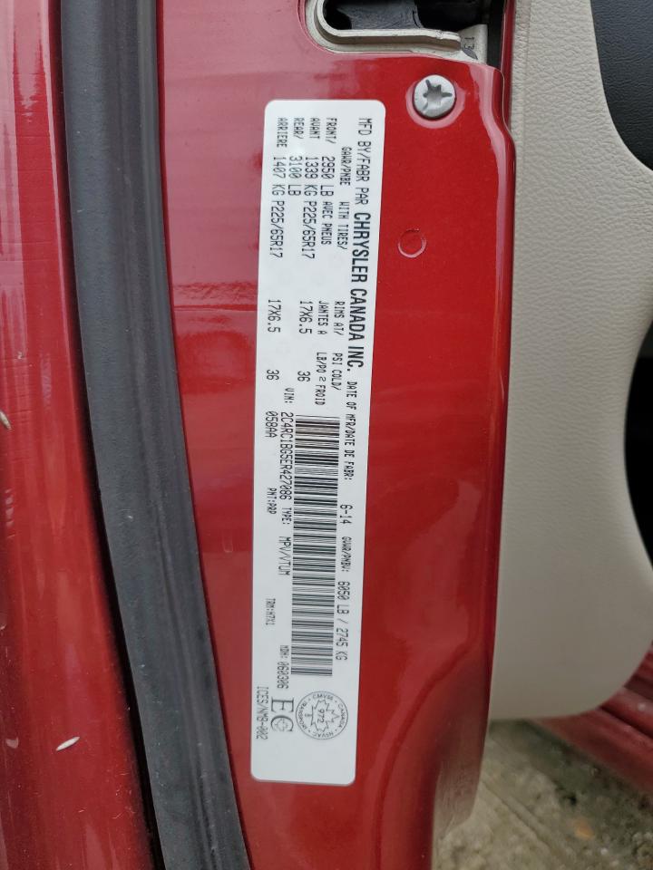 2014 Chrysler Town & Country Touring VIN: 2C4RC1BG5ER427086 Lot: 86040885