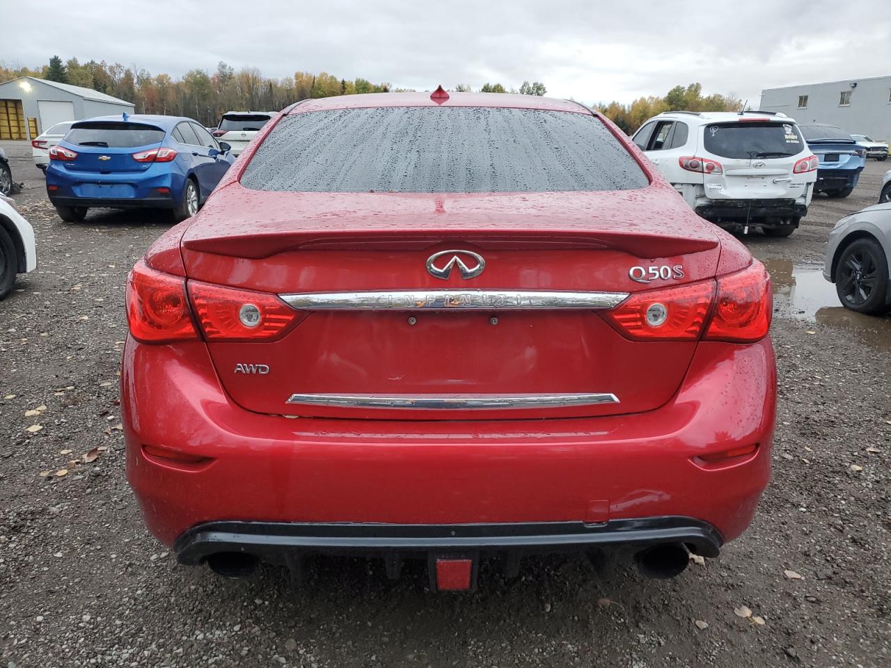 2017 Infiniti Q50 Red Sport 400 VIN: JN1FV7AR3HM871645 Lot: 84631835