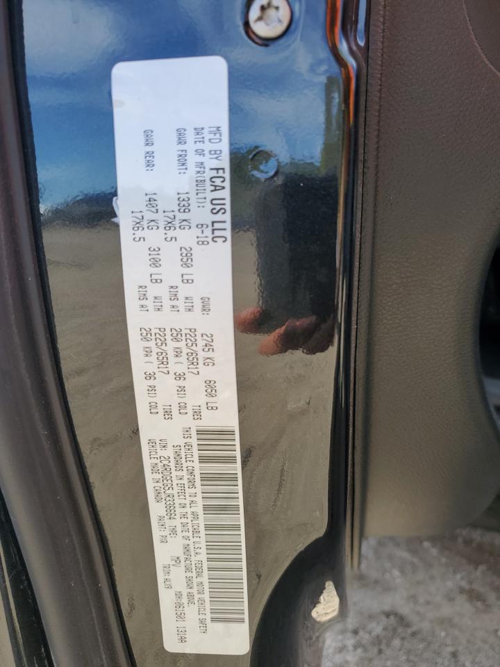 2018 Dodge Grand Caravan Gt VIN: 2C4RDGEG5JR336664 Lot: 84883735