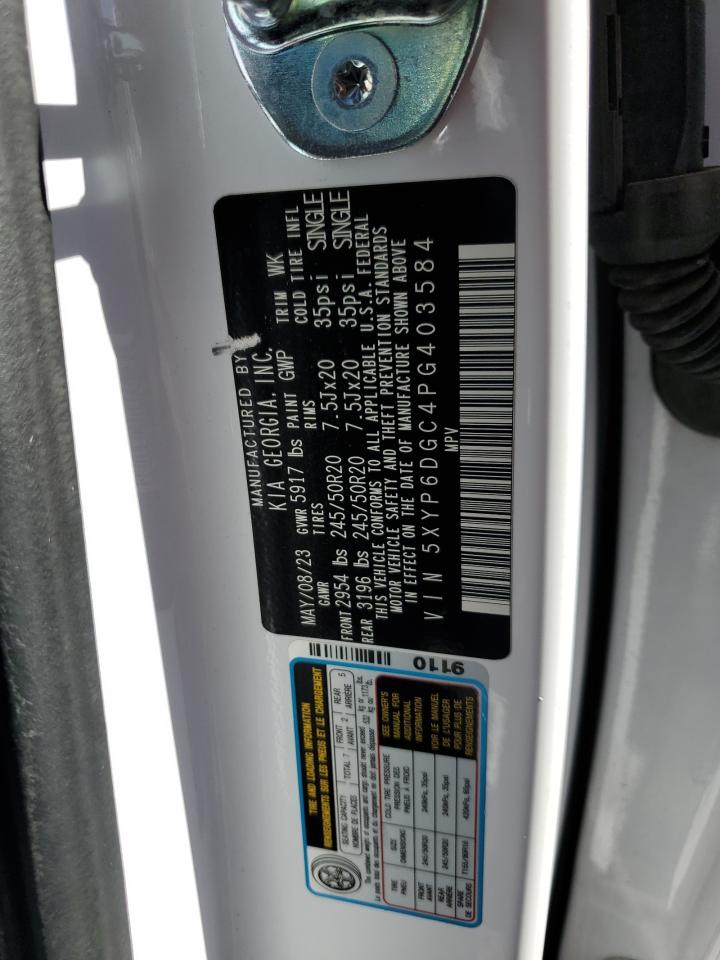 2023 Kia Telluride S VIN: 5XYP6DGC4PG403584 Lot: 81989855