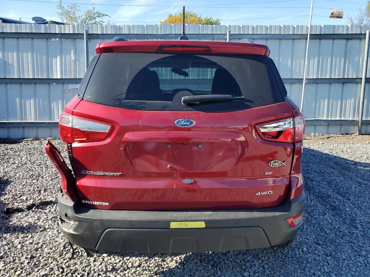 2018 Ford Ecosport Se VIN: MAJ6P1UL1JC199971 Lot: 82225705
