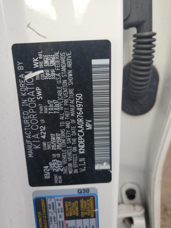 2024 Kia Seltos Lx VIN: KNDEPCAA0R7649750 Lot: 82593225