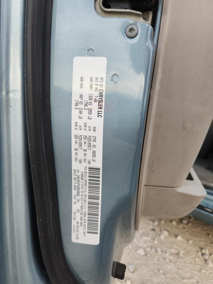 2008 Chrysler Town & Country Touring VIN: 2A8HR54PX8R838866 Lot: 87128395