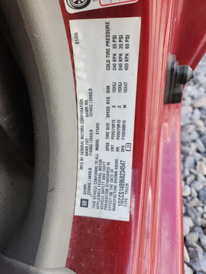 2006 Chevrolet Colorado VIN: 1GCCS148968234547 Lot: 85548665