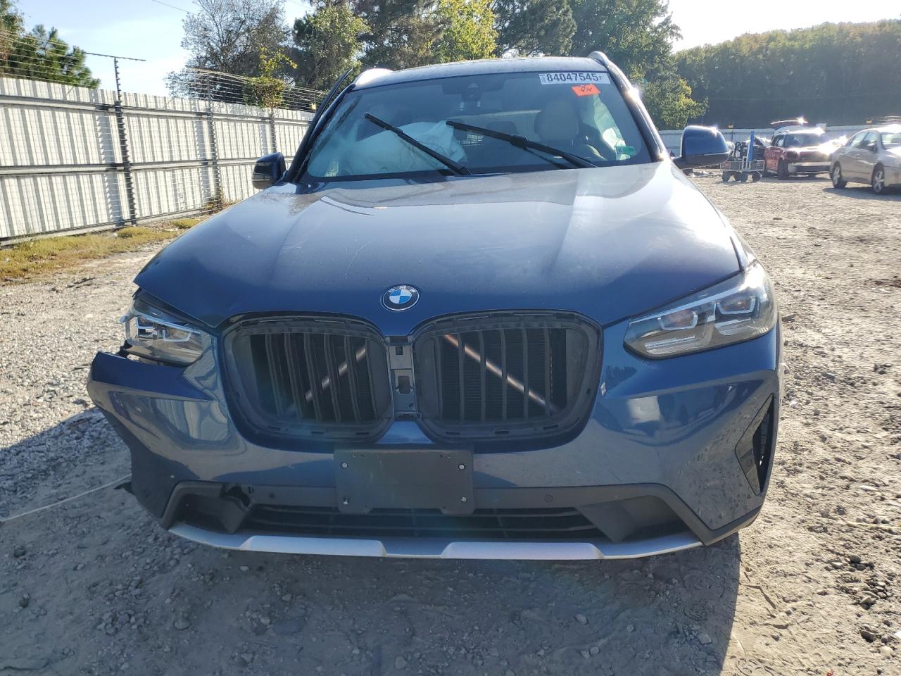 2022 BMW X3 xDrive30I VIN: 5UX53DP03N9K84624 Lot: 84047545
