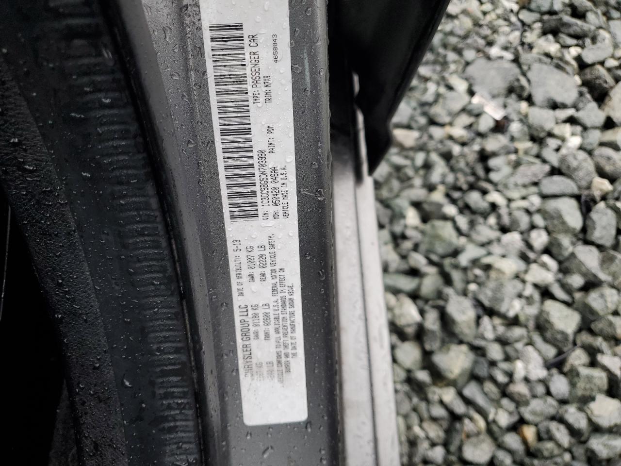 2013 Chrysler 200 Touring VIN: 1C3CCBBG5DN703990 Lot: 90315255