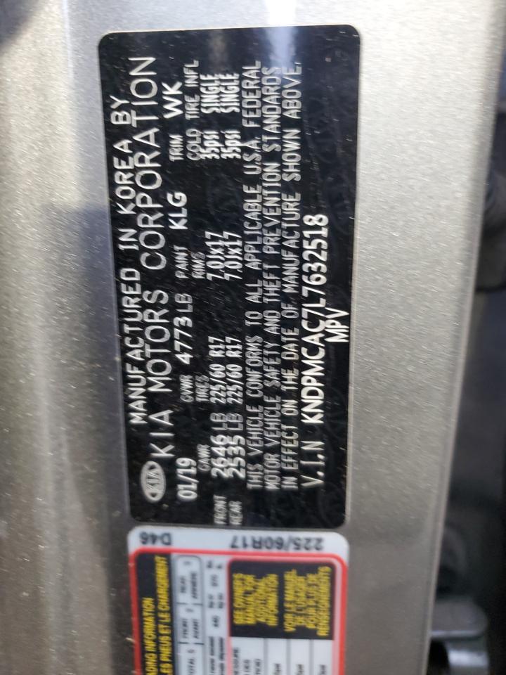 2020 Kia Sportage Lx VIN: KNDPMCAC7L7632518 Lot: 85314985