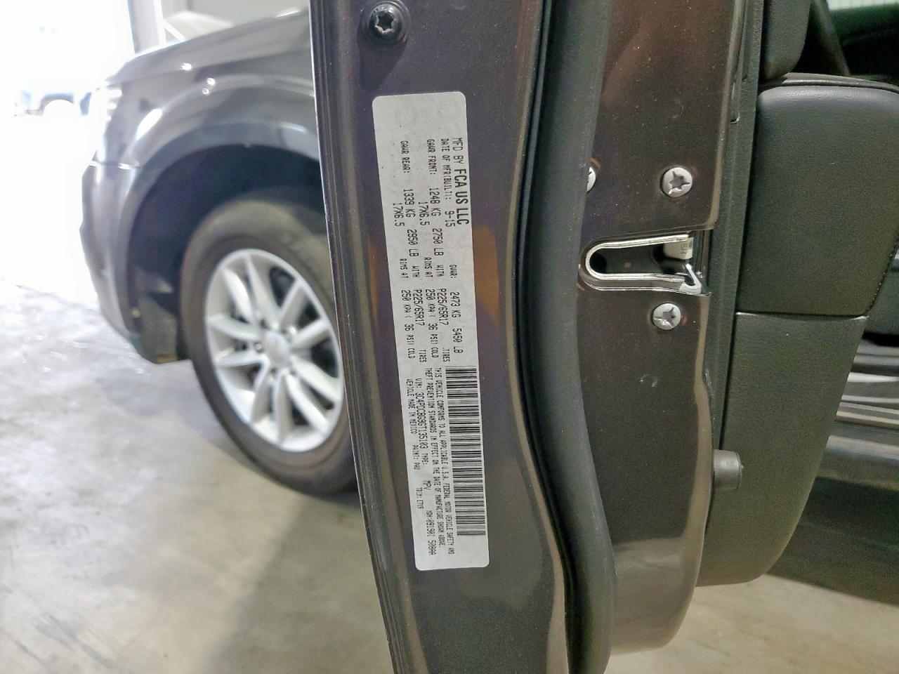 2016 Dodge Journey Sxt VIN: 3C4PDCBG9GT135103 Lot: 85186885
