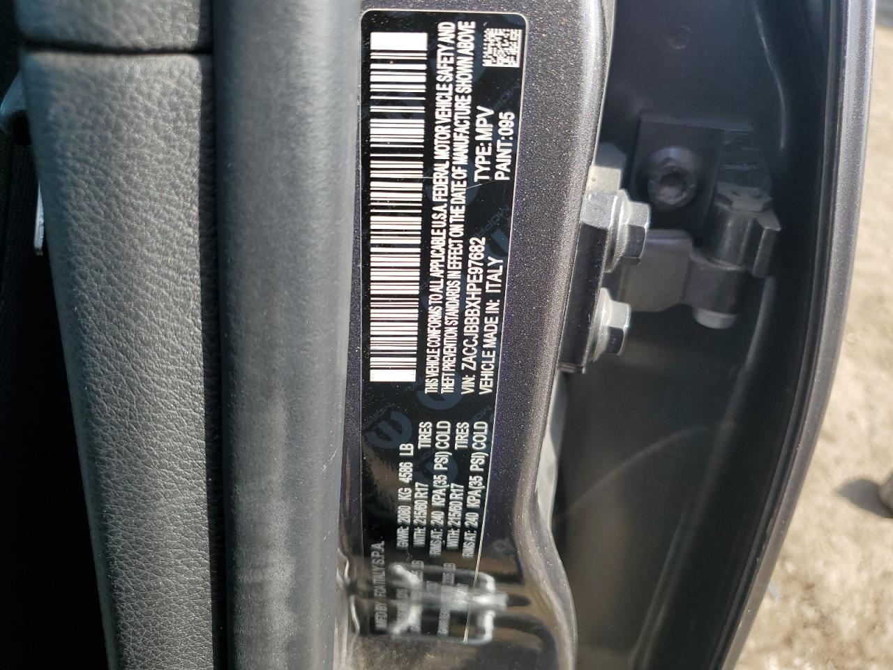 2017 Jeep Renegade Latitude VIN: ZACCJBBBXHPE97682 Lot: 81864445