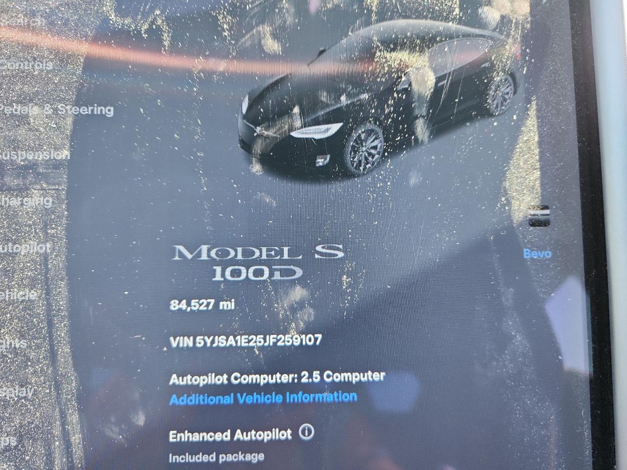 2018 Tesla Model S VIN: 5YJSA1E25JF259107 Lot: 86883015