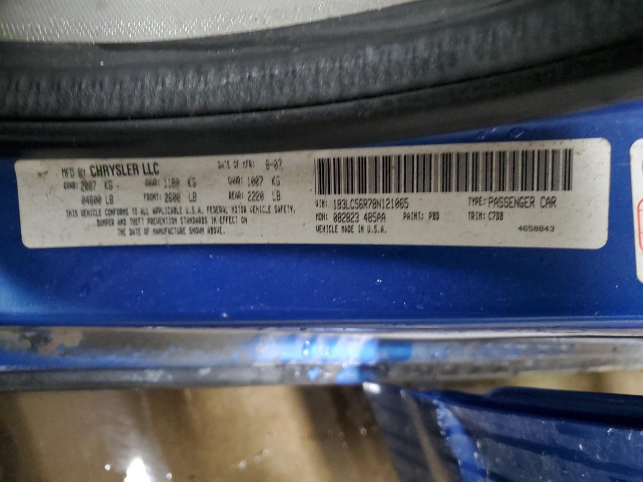 2008 Dodge Avenger Sxt VIN: 1B3LC56R78N121065 Lot: 82257685