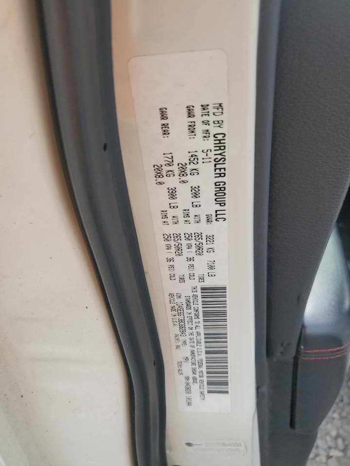 2011 Dodge Durango R/T VIN: 1D4SE6GT3BC682843 Lot: 85880745