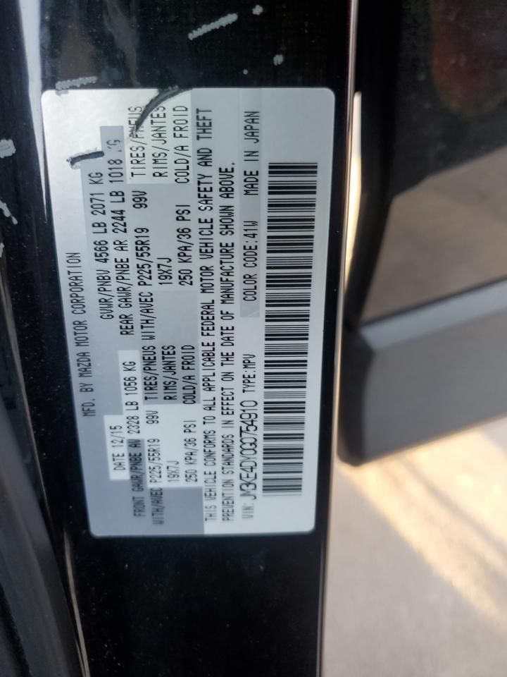 2016 Mazda Cx-5 Gt VIN: JM3KE4DY0G0754910 Lot: 84902575