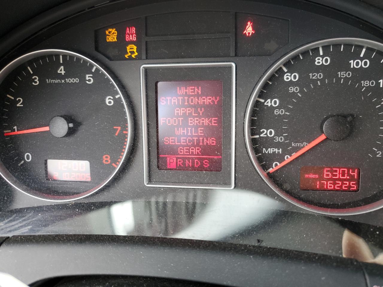 2007 Audi A4 3.2 Quattro VIN: WAUDH78E97A032806 Lot: 82452215