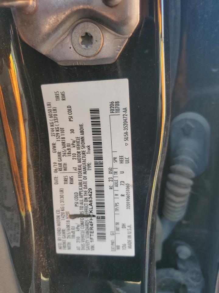 2019 Ford Ranger Xl VIN: 1FTER4FHXKLA63429 Lot: 82419735