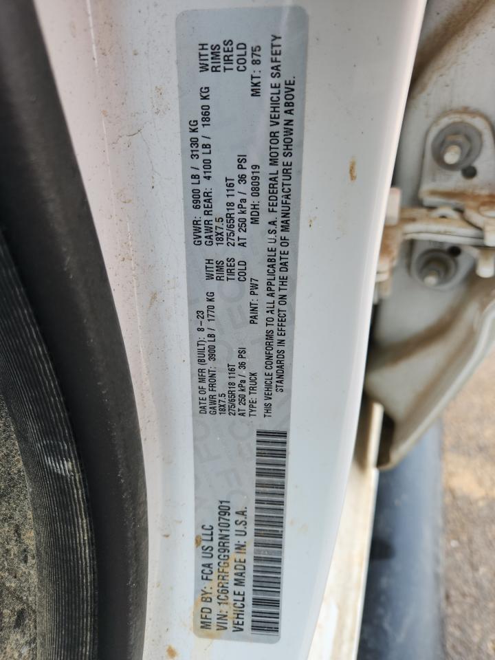 2024 Ram 1500 Tradesman VIN: 1C6RRFGG9RN107901 Lot: 86155375