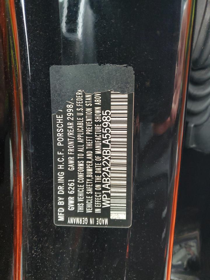 2011 Porsche Cayenne S VIN: WP1AB2A2XBLA55985 Lot: 84407915