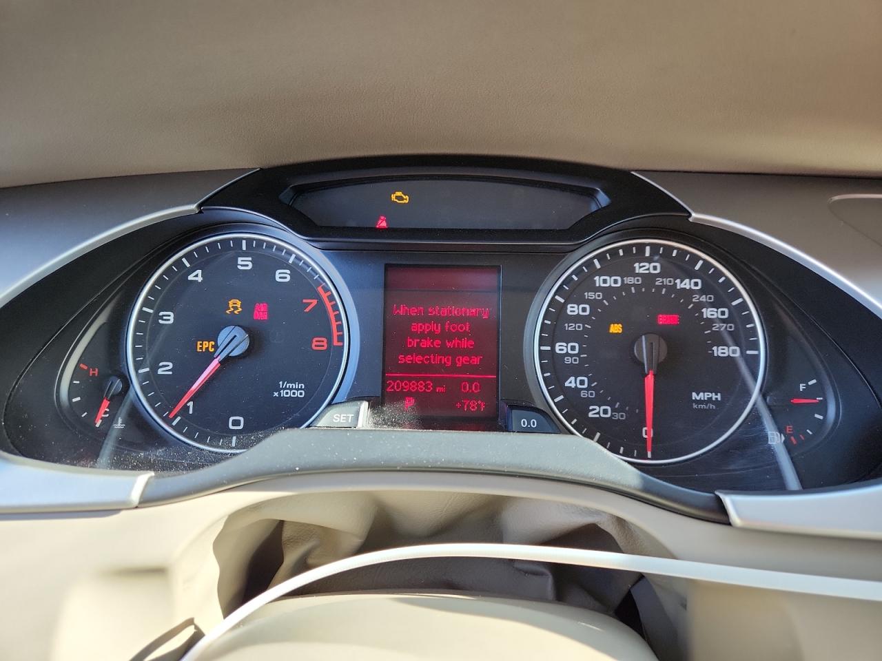 2011 Audi A4 Premium VIN: WAUBFAFL1BN021604 Lot: 84782875