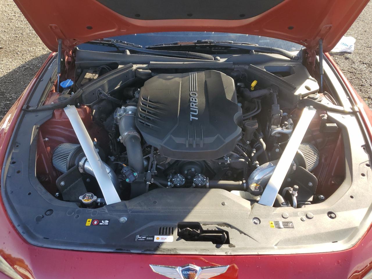 2020 Genesis G70 Prestige VIN: KMTG34LEXLU058071 Lot: 82556505