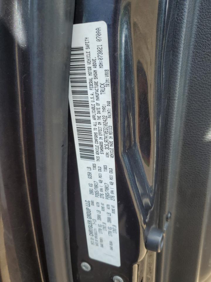 2014 Ram 1500 St VIN: 3C6JR7AT0EG102422 Lot: 86647665