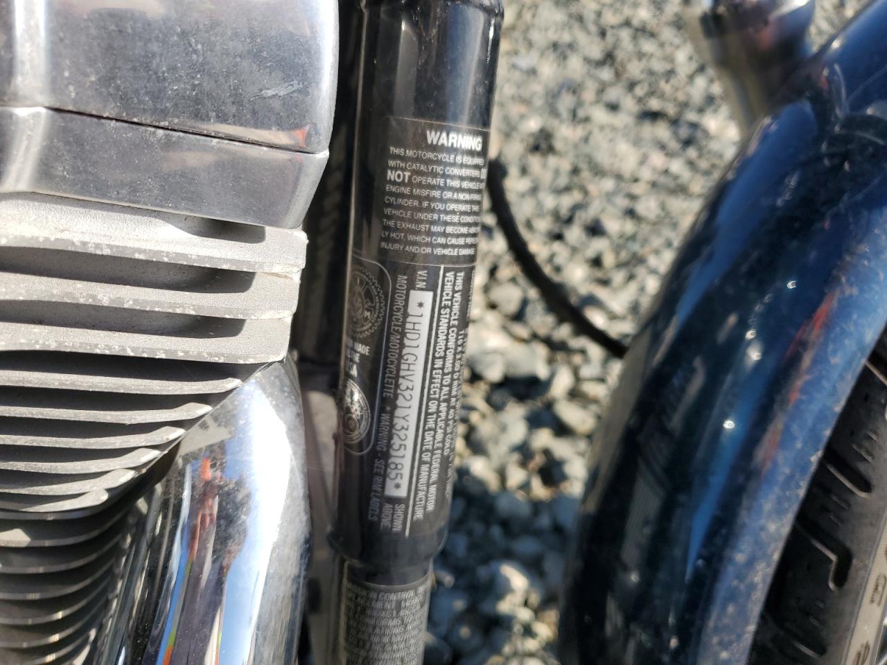 2001 Harley-Davidson Fxd VIN: 1HD1GHV321Y325185 Lot: 81999175