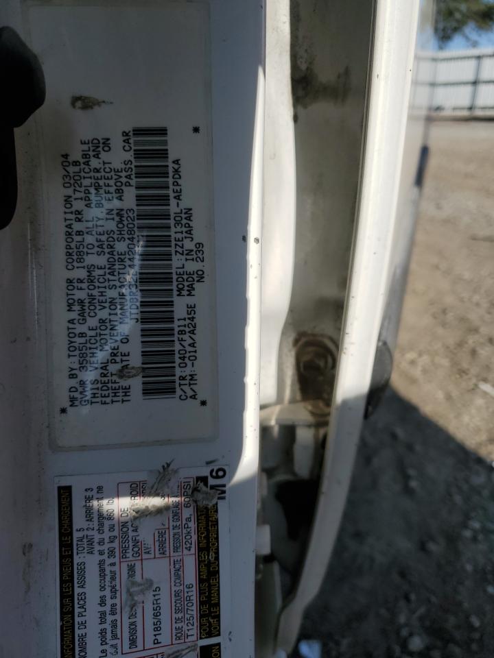 2004 Toyota Corolla Ce VIN: JTDBR32E442048023 Lot: 81600635