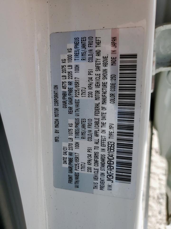 2021 Mazda Cx-5 Sport VIN: JM3KFABM6M0416693 Lot: 86276005