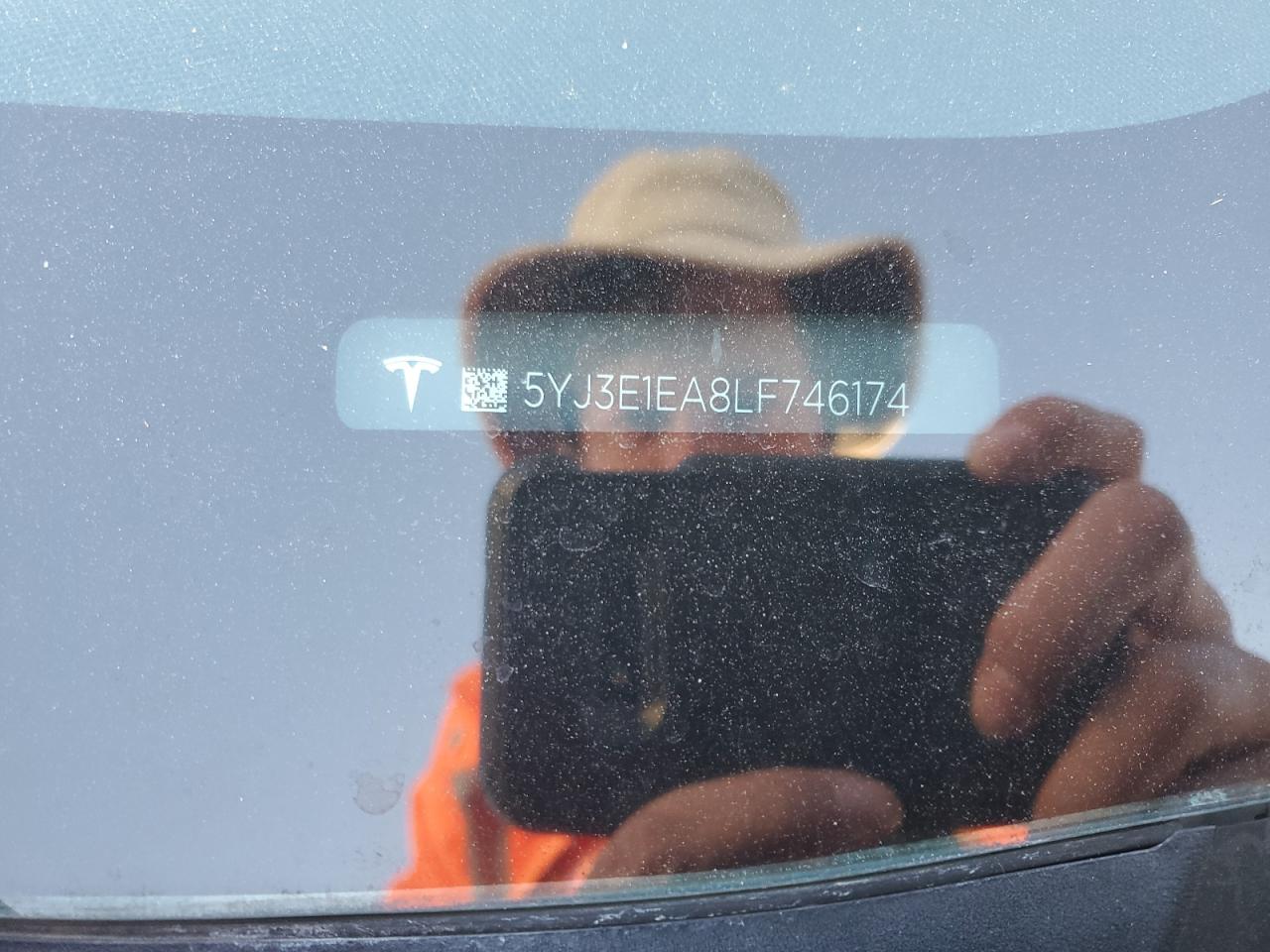 2020 Tesla Model 3 VIN: 5YJ3E1EA8LF746174 Lot: 86871035