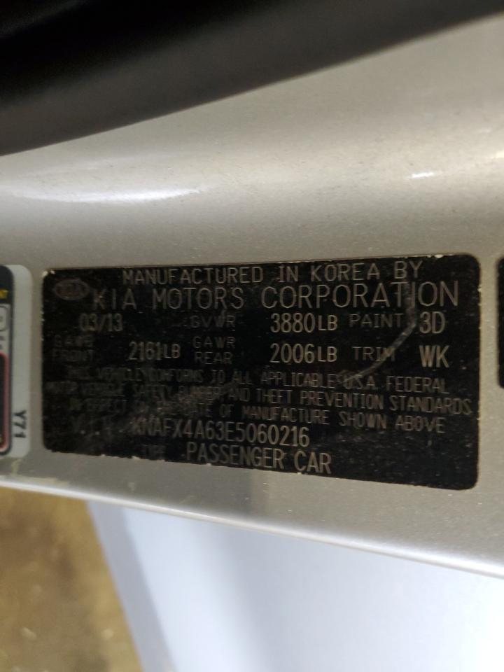 2014 Kia Forte Lx VIN: KNAFX4A63E5060216 Lot: 84288615