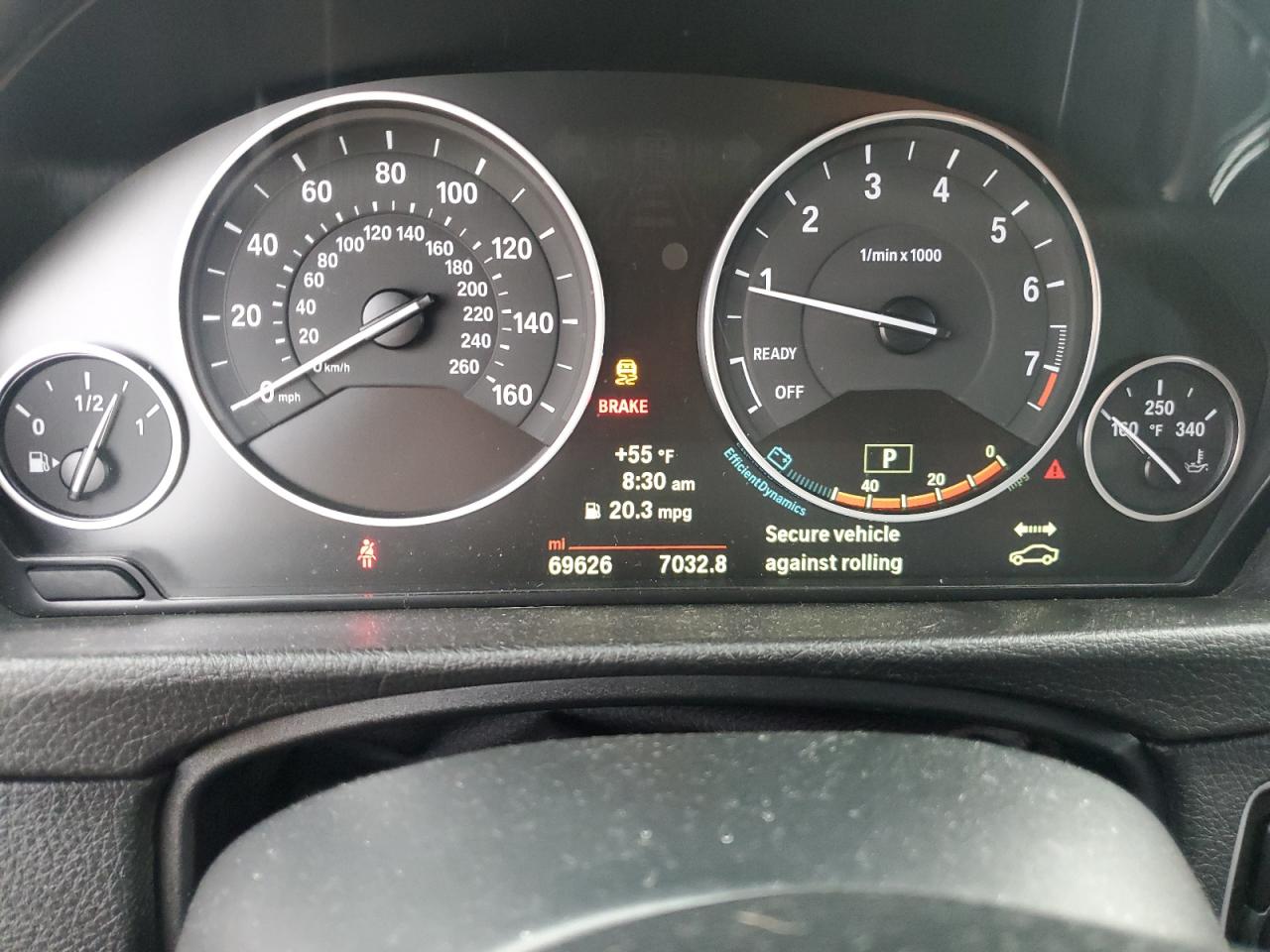 2014 BMW 335 Xi VIN: WBA3B9G53ENR92705 Lot: 86295845