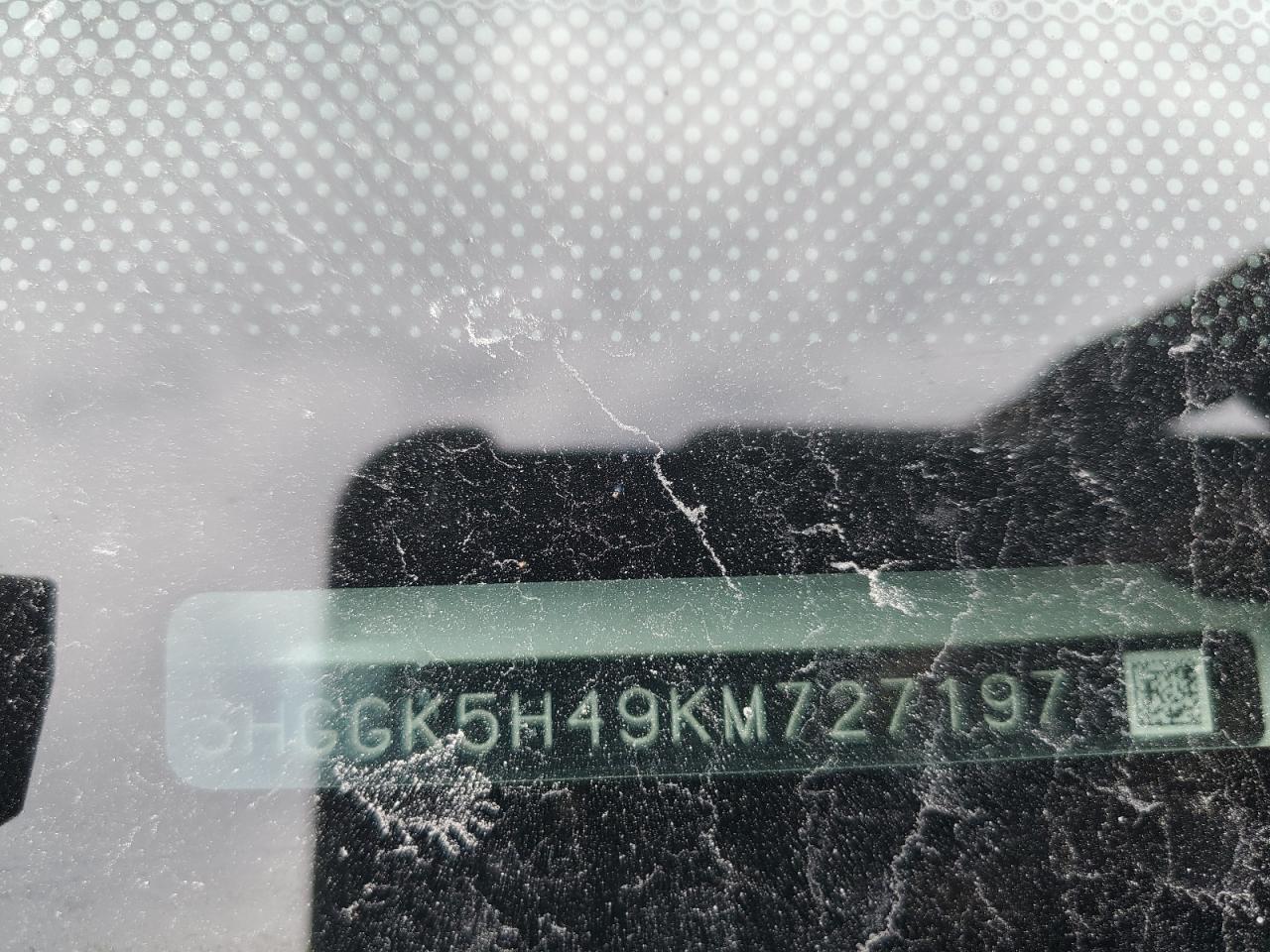 2019 Honda Fit Lx VIN: 3HGGK5H49KM727197 Lot: 84971625